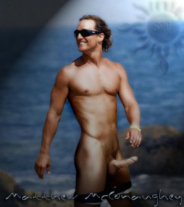 Matthew McConaughey showing his penis off!