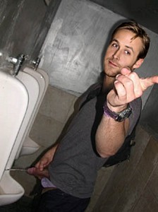 Ryan Gosling bathroom leaked penis pic!