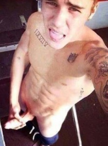 Justin Bieber leaked cock selfie!