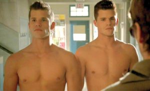 Max and Charlie Carver Shirtless